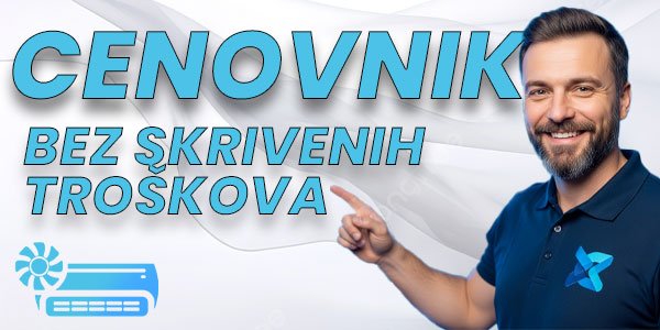 Majstor za klime cenovnik