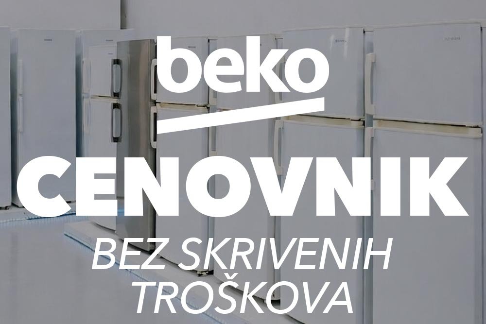 Cenovnik servisa Beko frižidera
